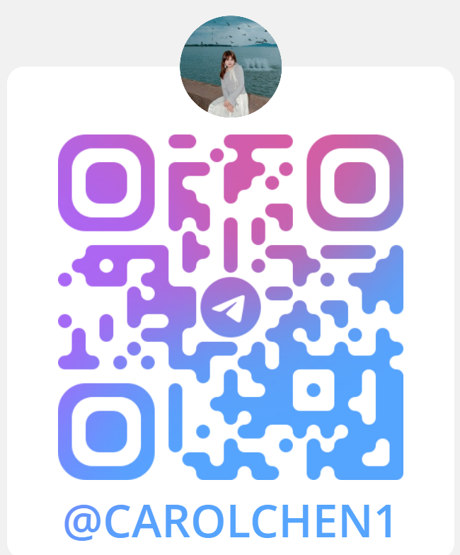 Telegram QR code for Carol Chen